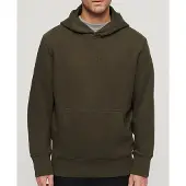 Superdry pour homme. M2013518A Sweat-shirt imprimé micrologo vert (XL), Casuel, Coton, Manche longue