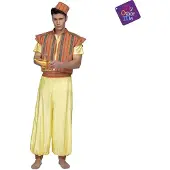MOM Aladdin Man Costume Jaune M-L Enfants