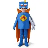 MOM Child Mr King Have Glose Coverbart Cap Costume Bleu 6-7 Years Enfants