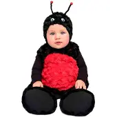 MOM Stuffed Spider Kids Costume Rouge 5-6 Years Enfants