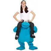 MOM Ride-on Cookie Monster Costume Bleu Enfants
