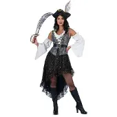MOM High Seas Man Costume Noir L Enfants