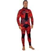 Picasso Camo Blood 1.5 Mm Spearfishing Wetsuit Rouge,Noir 3XL Homme