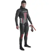 Spetton Extreme 5 Mm Smoothskin & Metallite Spearfishing Wetsuit Noir L Homme