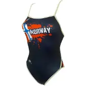 Turbo Norway 895702 Swimsuit Noir 5XL Femme
