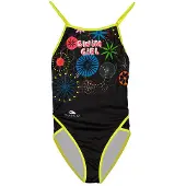 Turbo Thin Strap Swimsuit Noir 3XL Femme