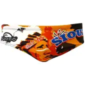 Turbo Sioux Swimming Brief Orange S Homme