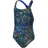 Speedo Printed Medalist Swimsuit Multicolore 5-6 Years Fille