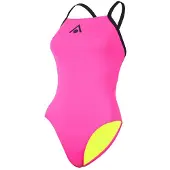 Aqua sphere Essential Tie Back Swimsuit Rose FR 36 Femme