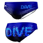 Turbo Bubble Dive Swimming Brief Bleu 3XL Homme