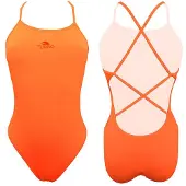 Turbo Patron Sirene Swimsuit Orange 4 Years Fille