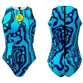 Turbo High Tech Swimsuit Bleu M Femme