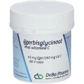 Deba Pharma Bisglycinate de Fer avec Vitamine C 60 pc(s) Capsule(S)