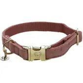 Kentucky Velvet Dog Collar Rose 18-26 cm