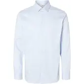 Selected Chemise bleu clair / blanc