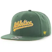 47 Mlb Oakland Athletics No Shot Script Under Captain Cap Vert
