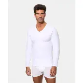 Abanderado Long Sleeve Base Layer Blanc M Homme