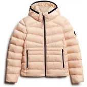 Superdry Fuji Quilt Padded Jacket Beige 2XS Femme
