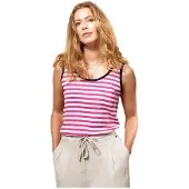 Redgreen Civ U Neck Sleeveless T-shirt Rose M Femme