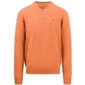 Fynch&Hatton 1413211 V Neck Sweater Orange M Homme