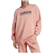 Adidas All Szn Fleece Graphic Sweatshirt Orange S Femme