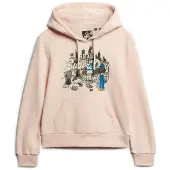 Superdry New York Vl Graphic Hoodie Rose XS Femme