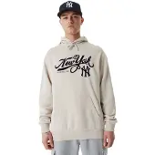 New Era New York Yankees Mlb Retro Graphic Hoodie Gris L Homme