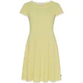 Sea Ranch Dot Short Sleeve Long Dress Jaune L Femme