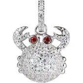 Lancaster Jla-pen-crab1 Necklace Argenté Femme