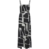 Vero Moda Easy Joy Smock Sleeveless Long Dress Noir L Femme