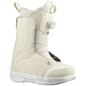 Salomon Pearl Boa Woman Snowboard Boots Beige 24.5 Femme