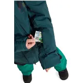 Burton Ascutney 2l Jacket Vert,Bleu 10 Years Enfants