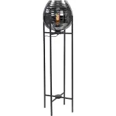 Highlight Lampadaire Fantasy noir avec verre 101cm
