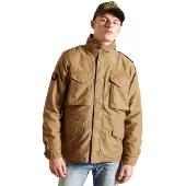 Superdry M65 Borg Jacket Beige M Homme