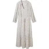 Tom Tailor Robe mastic / gris / blanc