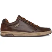 SKECHERS Baskets basses 'Sparkman' brun foncé