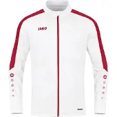 Jako Veste en polyester Power pour femmes - Blanc / Rouge
