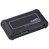 Natec Lecteur de carte BEETLE USB 2.0 Noir (USB 2.0), Lecteur de carte mémoire, Noir