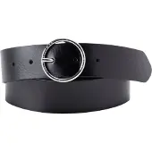 Levi's pour femme. 228952-103-159 Ceinture en cuir Athena noir (90cm), Casuel