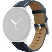 Cover-Discount Google Pixel Watch - bracelet en cuir bleu (Cuir véritable), Sangles de montre, Bleu