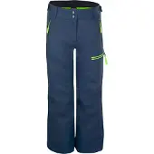 TROLLKIDS Pantalon de ski Hallingdal, bleu marine/vert clair, taille 128