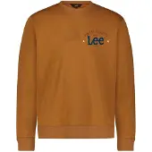 Lee Hommes, Pull-over, Sweat-shirt Zippé Homme Marron, Marron, (S)