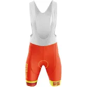 Otso Foc Bib Shorts Rouge,Blanc S Homme