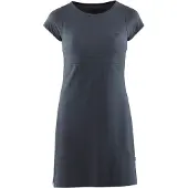 Fjällräven High Coast Short Sleeve Short Dress Bleu,Gris L Femme