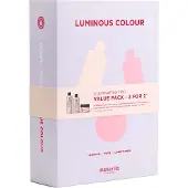 Maria Nila Luminours Colour Holiday Box - Shampooing 350 ml + Après-shampooing 300 ml + Masque 250 ml
