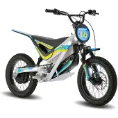 Yotsuba Moto Woof 16 Motocross/trial Electric Motorcycle Argenté Garçon