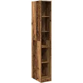 vidaXL Garde-robe vieux bois 30x50x200 cm bois d'ingénierie