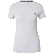 GUESS T-shirt gris chiné / rouge