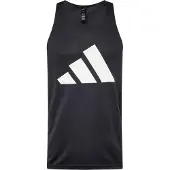 Adidas T-Shirt fonctionnel 'Run it' noir / blanc