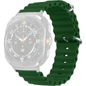 Cover-Discount Galaxy Watch Ultra (47mm) - Bracelet sport en silicone de remplacement (Silicone), Sangles de montre, Vert